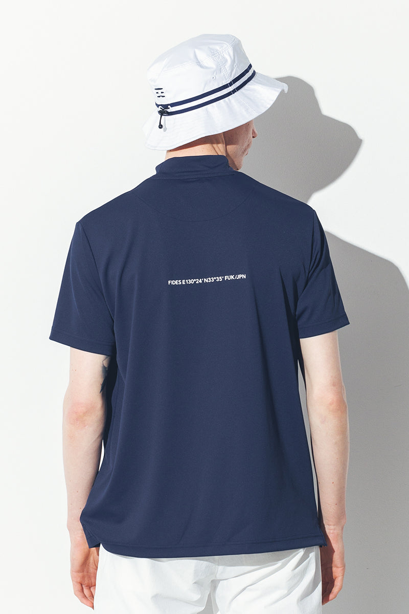 LOGO MOCK NECK S/S
