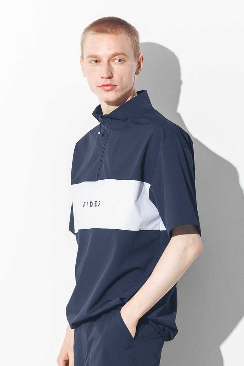 HALF ZIP S/S