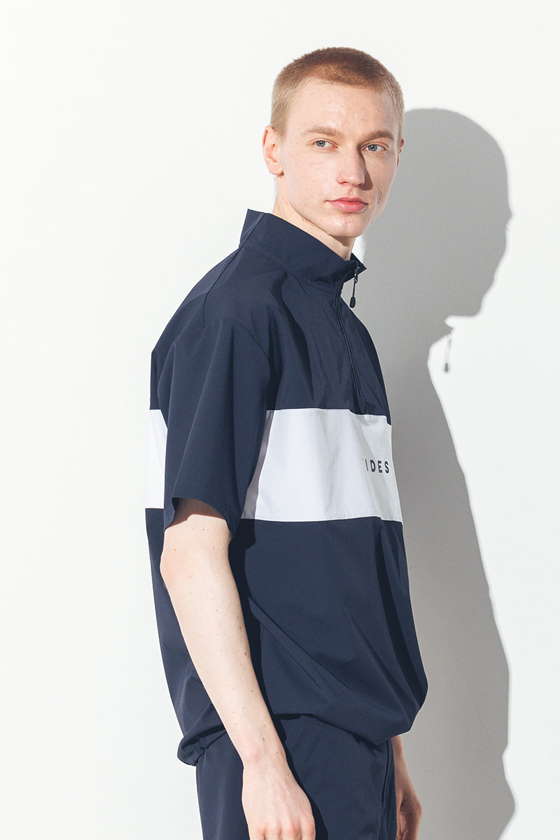 HALF ZIP S/S