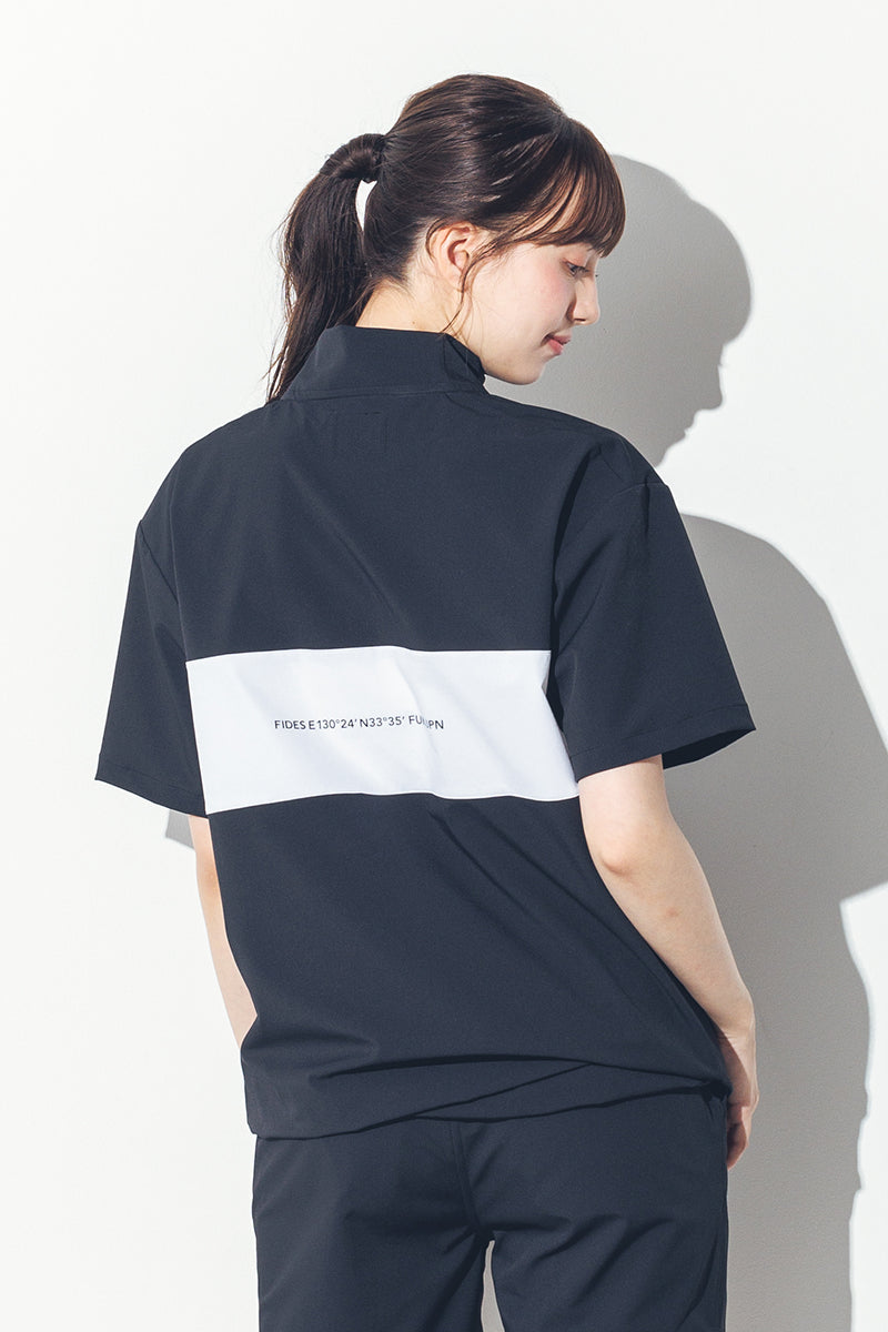 HALF ZIP S/S
