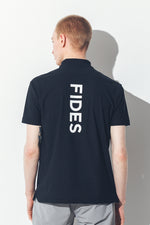 RECYCLE MESH LOGO MOCK NECK S/S