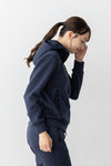 FULL ZIP SWEAT PARKA WOMEN