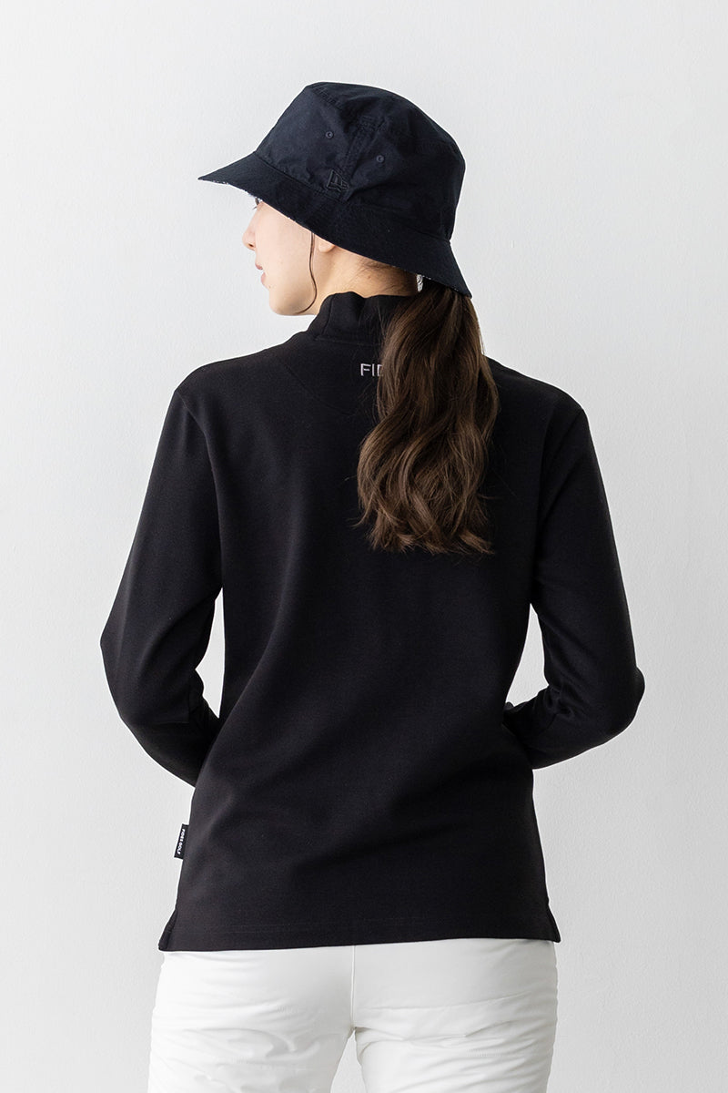 LUX-WARM LOGO MOCK NECK L/S WOMEN