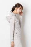 HALF ZIP SWEAT PARKA WOMEN