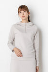 HALF ZIP SWEAT PARKA WOMEN