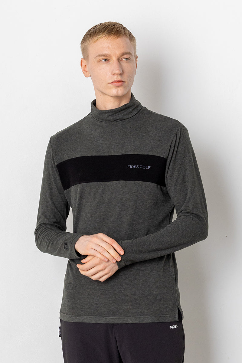 LUX-WARM PREMIUM SWITCHING LOGO TURTLE NECK L/S