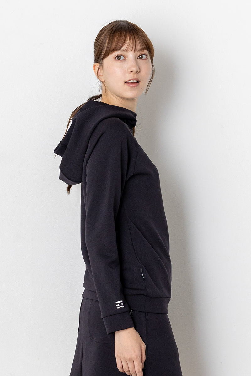 HALF ZIP SWEAT PARKA WOMEN