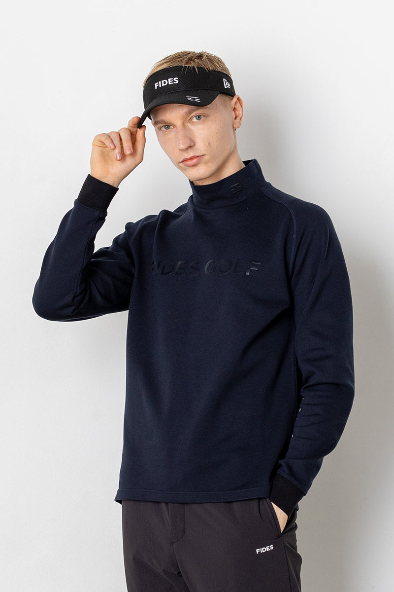 LUX-WARM LOGO MOCK NECK L/S