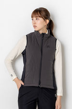 PADDED FULL ZIP VEST WOMEN