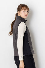 PADDED FULL ZIP VEST WOMEN