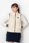 FULL ZIP BOA VEST WOMEN