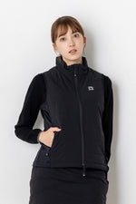 PADDED FULL ZIP VEST WOMEN