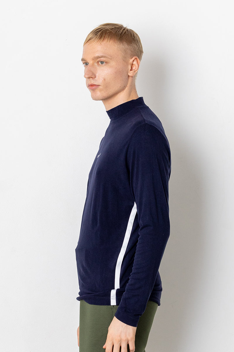 LUX-WARM PREMIUM SIDE LINE MOCK NECK L/S