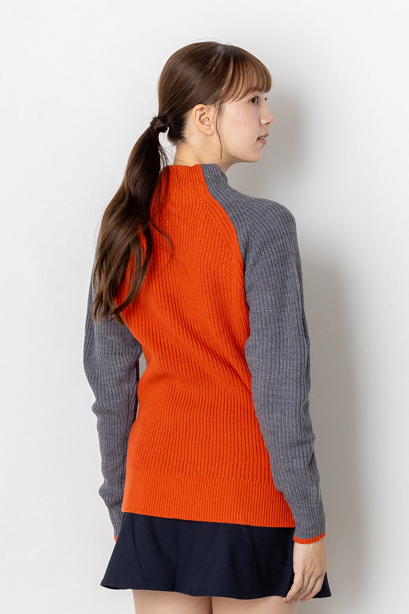 MOCK NECK KNIT WOMEN