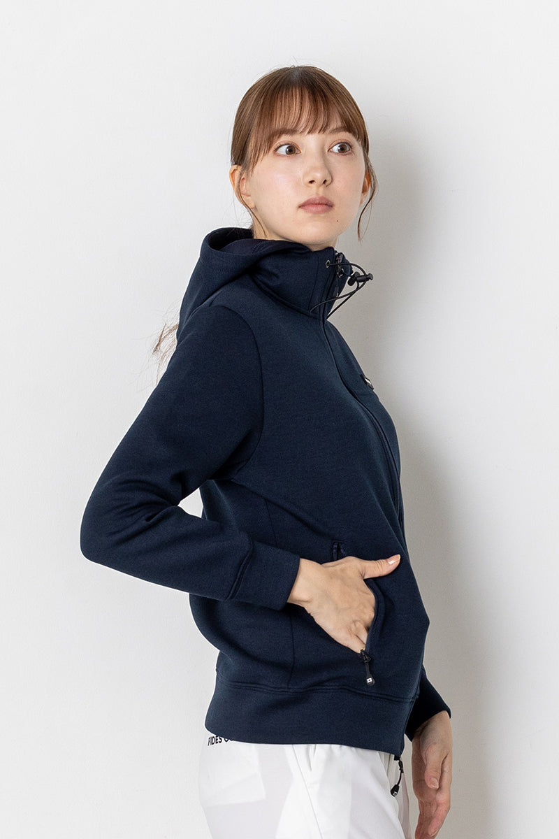 FULL ZIP SWEAT PARKA WOMEN