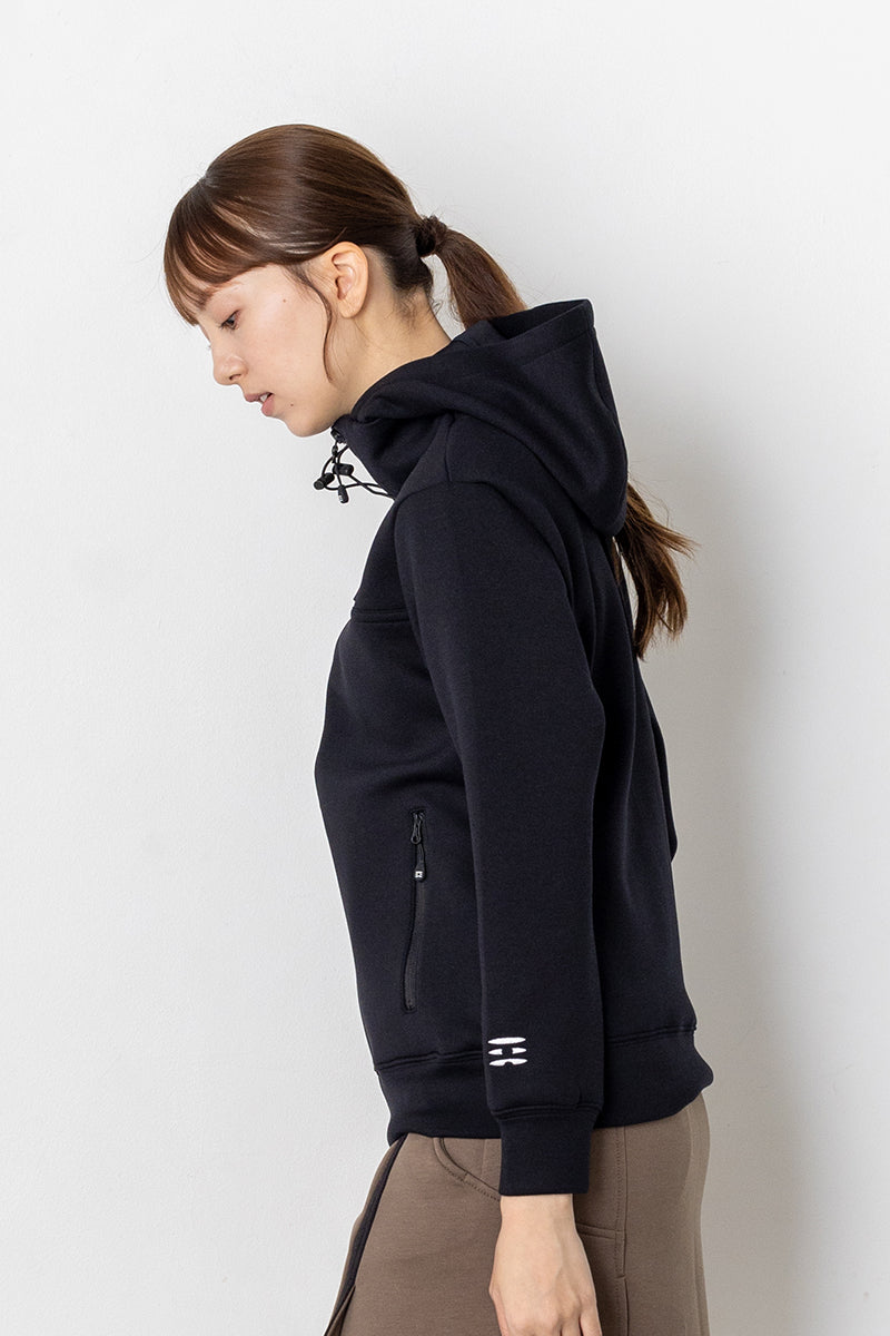 FULL ZIP SWEAT PARKA WOMEN