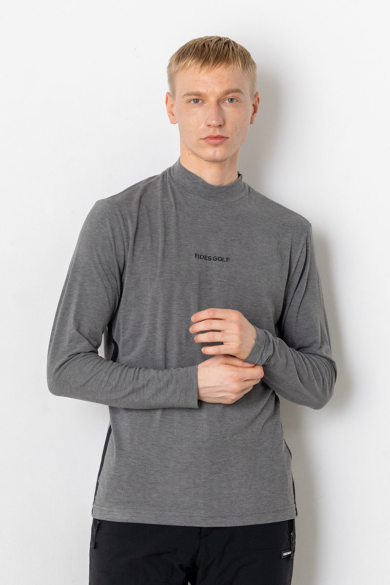 LUX-WARM PREMIUM SIDE LINE MOCK NECK L/S