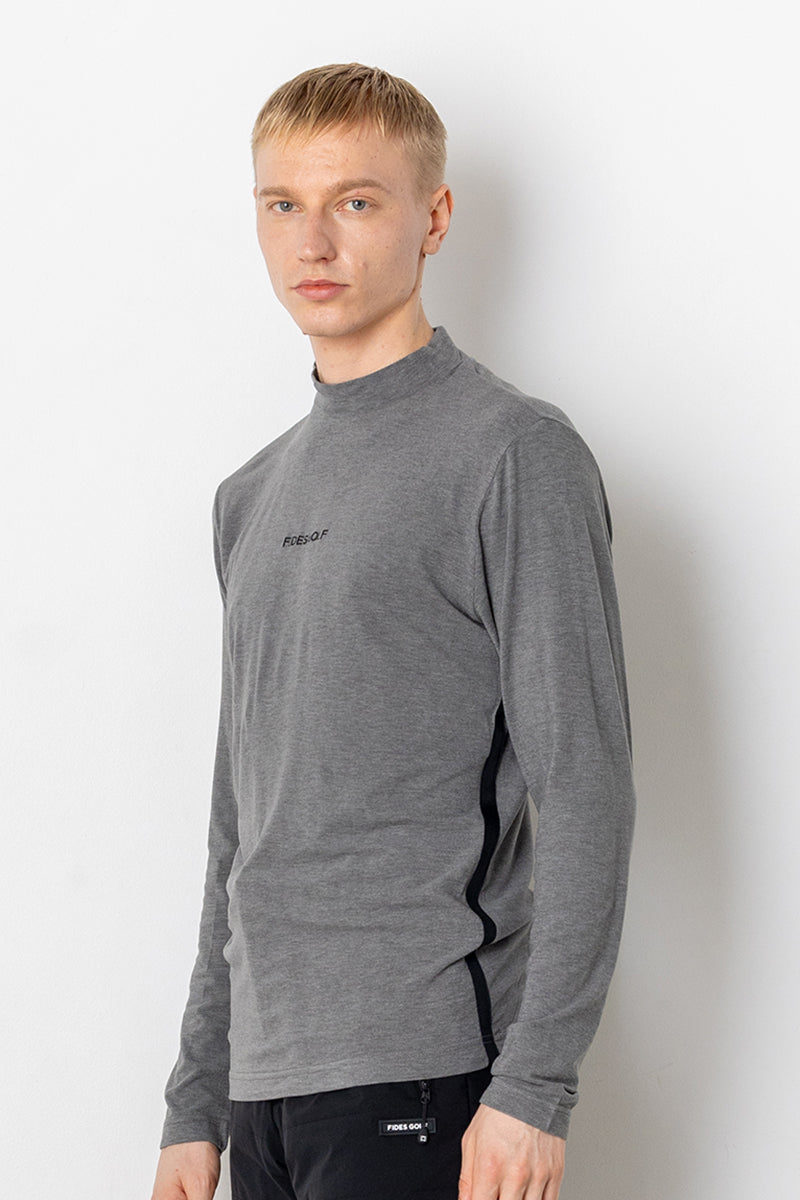 LUX-WARM PREMIUM SIDE LINE MOCK NECK L/S