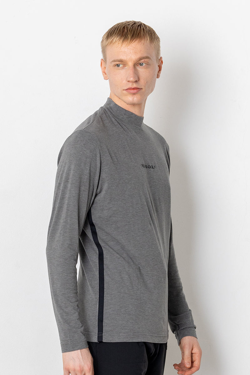 LUX-WARM PREMIUM SIDE LINE MOCK NECK L/S