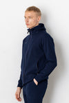 BACK MESH PUNCH FULL ZIP SWEAT PARKA