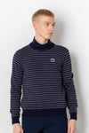 JACQUARD CREW NECK KNIT