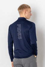 BACK LOGO MOCK NECK L/S