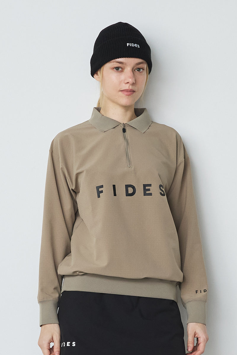HALF ZIP POLO L/S