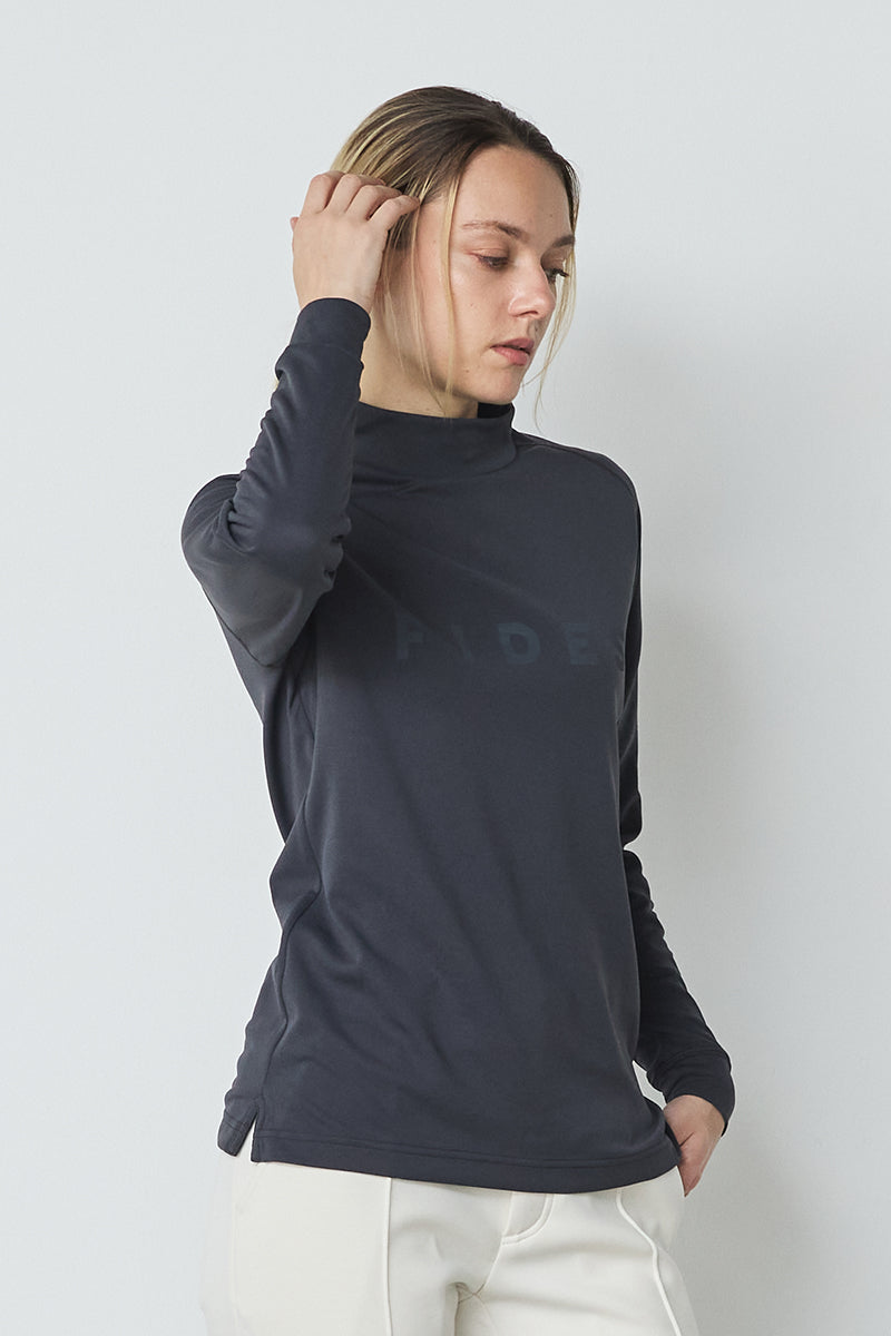 LOGO MOCK NECK L/S – FIDES