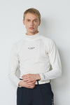 FLEECE LINING MOCK NECK L/S