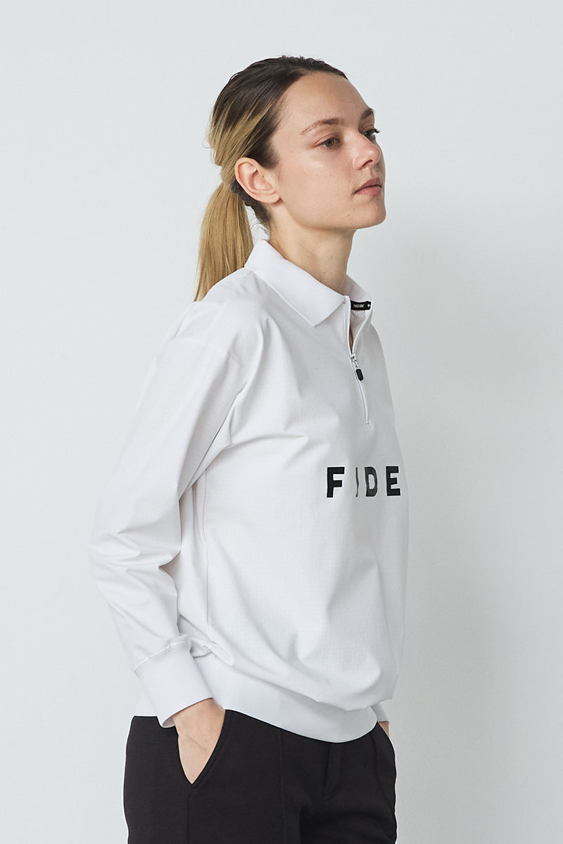 HALF ZIP POLO L/S