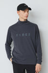 LOGO MOCK NECK L/S