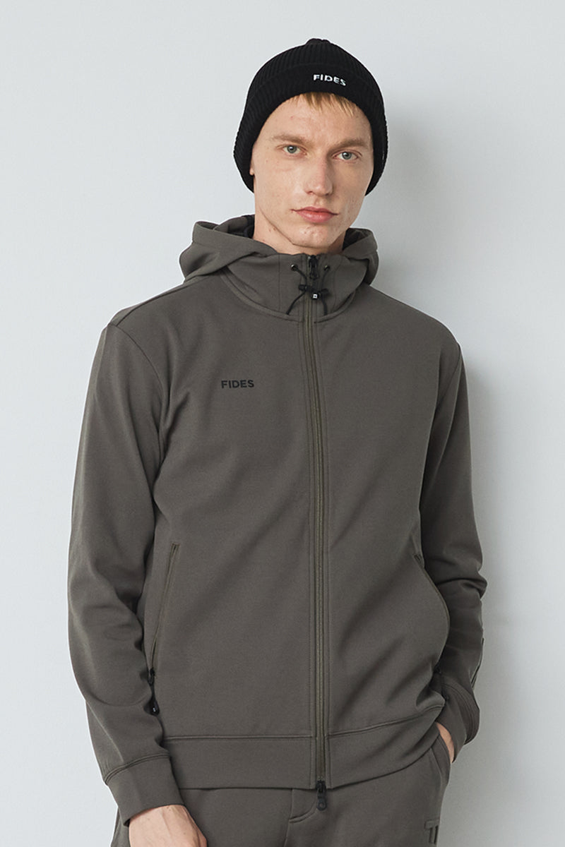 BACK MESH PUNCH FULL ZIP PARKA