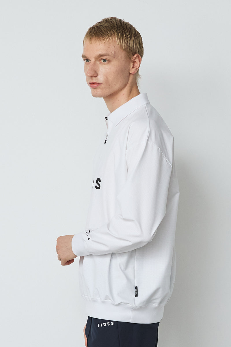 HALF ZIP POLO L/S