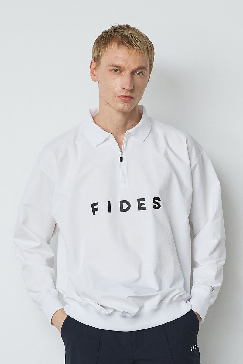 HALF ZIP POLO L/S