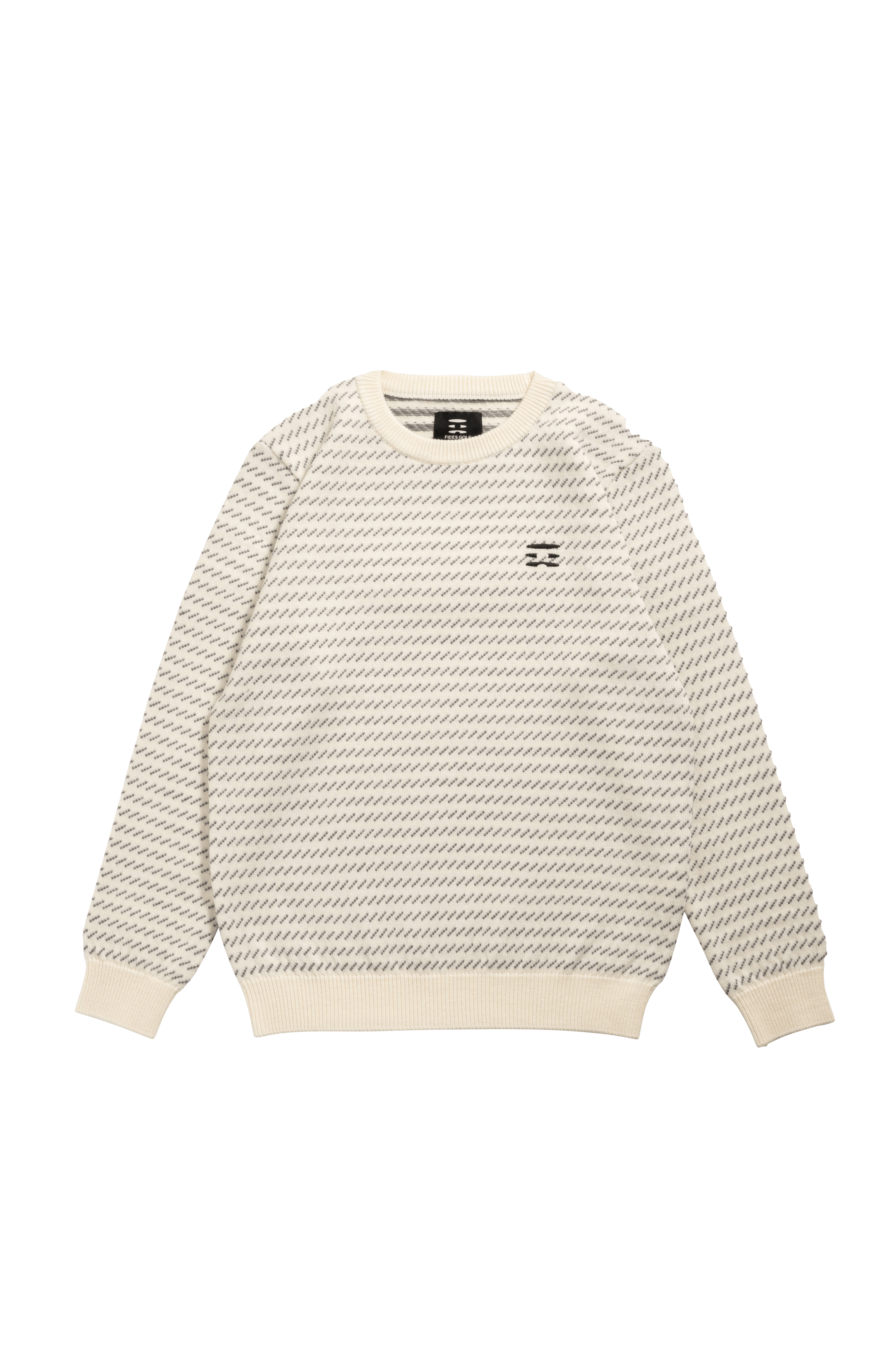 【新品】FIDES GOLF ジャガード ニット 新品】FIDES GOLF ジャガード ニット