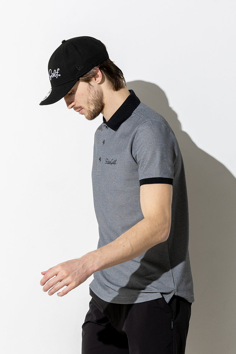 STRETCH KANOKO CURSIVE LOGO POLO S/S – FIDES