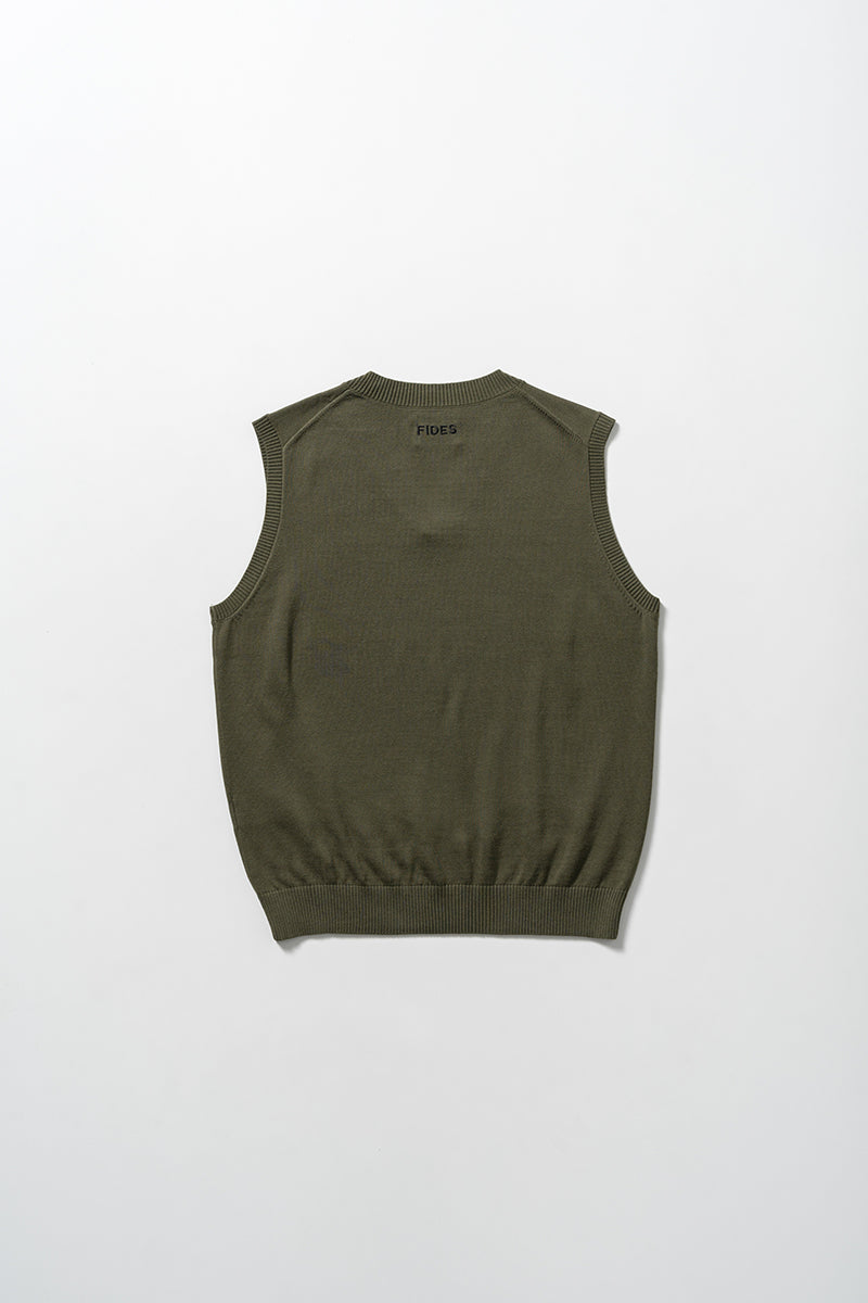 【新品】FIDES GOLFV NECK KNIT VEST ニットベスト V NECK KNIT VEST – FIDES
